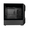 COOLER MASTER Ház Micro ATX MasterBox TD300 MESH, 2db ARGB Ventilátorral, Tápegység nélkül, Edzett Üveg, fekete