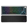 COOLER MASTER Vezeték Nélküli Billentyűzet CK721 65% RGB Mechanikus Gaming, Brown Switch, Space Grey, magyar