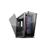 DeepCool Számítógépház - MATREXX 70 ADD RGB 3F (fekete, ablakos, 3x12cm ventilátor, ATX, mATX, 2xUSB3.0, 1xUSB2.0)