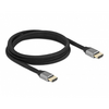 Delock HDMI 2.1 kábel 8K 60Hz tanúsítvánnyal, 2m Delock HDMI 2.1 kábel 8K 60Hz tanúsítvánnyal, 2m