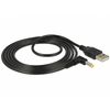 Delock 85544 átalakító  USB - DC csatlakozó dugó 4.0 x 1.7, 1,5m