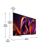 100E7NQPRO 4K UHD SmartQLED TV