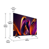 85E7NQPRO 4K UHD Smart QLED TV