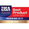 TCL 75C8L 75" SQD-Mini LED 4K UHD Smart TV