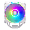 COOLER MASTER CPU hűtő HYPER 212 HALO WHITE ARGB, LGA1700 támogatással, fehér