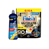 Finish Um Plus All in 1 Lemon, 90 db + Finish öbltő Lemon 800ml