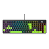 Dyras GS-KEYB930BK Gaming billentyűzet, fekete-neon