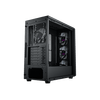Cooler Master MasterBox 600 edzett üveg számítógépház négy ARGB ventilátorral fekete
