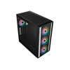 Cooler Master MasterBox 600 edzett üveg számítógépház négy ARGB ventilátorral fekete Cooler Master MasterBox 600 edzett üveg számítógépház négy ARGB ventilátorral fekete