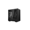 DeepCool Számítógépház - CH370 (fekete, ablakos, 1x12cm ventilátor, Mini-ITX / Micro-ATX, 2xUSB3.0)