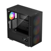 DeepCool Számítógépház - CH560 DIGITAL (fekete, 3x14cm +1x12 ventilátor, Mini-ITX / Micro-ATX / ATX / E-ATX, 2xUSB3.0)