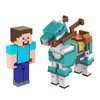Mattel Minecraft figuraszett - Steve és a páncélozott ló (HDV39) Mattel Minecraft figuraszett - Steve és a páncélozott ló (HDV39)