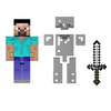 Mattel Minecraft Diamond Level figura - Steve (HLL30) Mattel Minecraft Diamond Level figura - Steve (HLL30)
