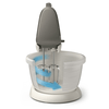 Kézimixer tállal 5seb 450W fehér-szürke Kézimixer tállal 5seb 450W fehér-szürke