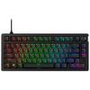 HyperX Mechanikus Billentyűzet - Alloy Rise 75 (Vezetékes, USB, 81 gomb (TKL), HX Red switch, angol kiosztás, fekete)