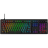 HyperX Mechanikus Billentyűzet - Alloy Rise Red US (Vezetékes, USB, 108 gomb, HX Red switch, angol kiosztás, fekete)