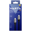 Varta USB-C - USB-C Brzi punjač i kabel za sinkronizaciju, 2 m Varta USB-C - USB-C Brzi punjač i kabel za sinkronizaciju, 2 m