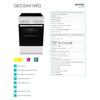 Gorenje GEC5A41WG Kerámialapos Tűzhely Gorenje GEC5A41WG Kerámialapos Tűzhely
