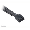 Akasa AK-CBFA04-KT04 2x 4pin PWM ventilátor kábel, 15cm Akasa AK-CBFA04-KT04 2x 4pin PWM ventilátor kábel, 15cm