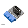 KAB Akasa - USB3.1 - 19-pin motherboard header - AK-CBUB51-BK KAB Akasa - USB3.1 - 19-pin motherboard header - AK-CBUB51-BK