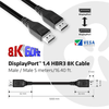 KAB Club3D DisplayPort 1.4 HBR3 8K60Hz kábel M/M - 5m