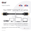 KAB Club3D Ultra High Speed HDMI Certified Cable 4K120Hz 8K60Hz 48Gbps M/M 5m/16.4ft