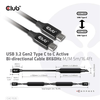 Club3D CAC-1535 USB 3.2 Gen2 Type C kábel, 8K60Hz, 5m