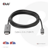 Club 3D CAC-1587 USB Type-C – HDMI kábel, 3 m Club 3D CAC-1587 USB Type-C – HDMI kábel, 3 m
