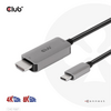 Club 3D CAC-1587 USB Type-C – HDMI kábel, 3 m Club 3D CAC-1587 USB Type-C – HDMI kábel, 3 m