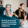 Lamax BaseKid1 Bluetooth gyerek fejhallgató, kék (LXOHMBAKI01LA)