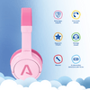 Lamax BaseKid1 Bluetooth gyerek fejhallgató, pink (LXOHMBAKI01PA)