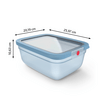 Tefal OneClick Négyszögletű tároló, 3l, kék (N1211610)