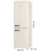 Gorenje ONRK619DC Alulfagyasztós hűtőszekrény Gorenje ONRK619DC Alulfagyasztós hűtőszekrény