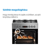 Beko FSM57000GW Szabadonálló kerámialapos villanytűzhely