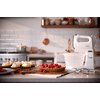 Kézimixer tállal 5seb 450W fehér-szürke Kézimixer tállal 5seb 450W fehér-szürke