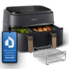 Series3000DualBasket Airfryer,szürke/réz