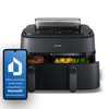 Airfryer,Series 5000,dual,fekete