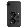 NJOY Szünetmentes  600VA - Keen 600 USB (2 Schuko, line-interaktív, USB menedzsment, RJ11/45 vonalvédelem, fekete)