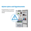 Beko RCNA406I40WN Alulfagyasztós hűtőszekrény Beko RCNA406I40WN Alulfagyasztós hűtőszekrény