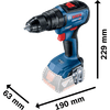 Bosch GSB 18V-50 (06019H5100) akumulatorska udarna odvijač Bosch GSB 18V-50 (06019H5100) akumulatorska udarna odvijač
