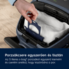 Porzsákos porszívó, 550W, világos szürke