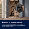 Porzsákos porszívó, 650W, világos szürke