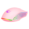 Rampage Egér Gamer - SMX-G68 SPEAR (7200DPI, 7 gomb, makro, RGB LED, 1,5m harisnyázott kábel, pink)