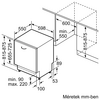 Bosch SMV6ECX20E Beépíthető mosogatógép Bosch SMV6ECX20E Beépíthető mosogatógép