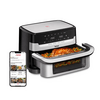 Tefal EY922DE0 Dual Easy Fry Flex Airfyer, 9L
