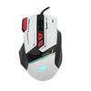 BARACUDA MANTA-W gamer egér,fehér