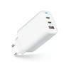 Hálózati töltő 65W PD,USBC,USB,fehér