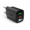 SBS LCD hálózati töltő GaN 30W fekete