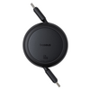 Baseus Free2Pull Mini USB Type-C 60W behúzós kábel, 1 m (P10364500111-01)