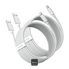 Baseus Simple Wisdom USB-A – iPhone kábel, 2 db (TZCALZJ-02)